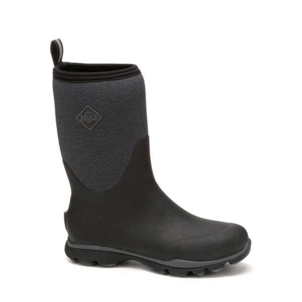 MUCK BOOT MENS ARCTIC EXCURSION MID SNOW BOOT, BLACK/GREY, 10-10.5 US - Picture 2 of 5
